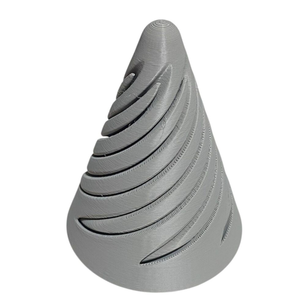 Pass Through Fidget Cone - 2-1/2" x 2" - Gray #3010-07